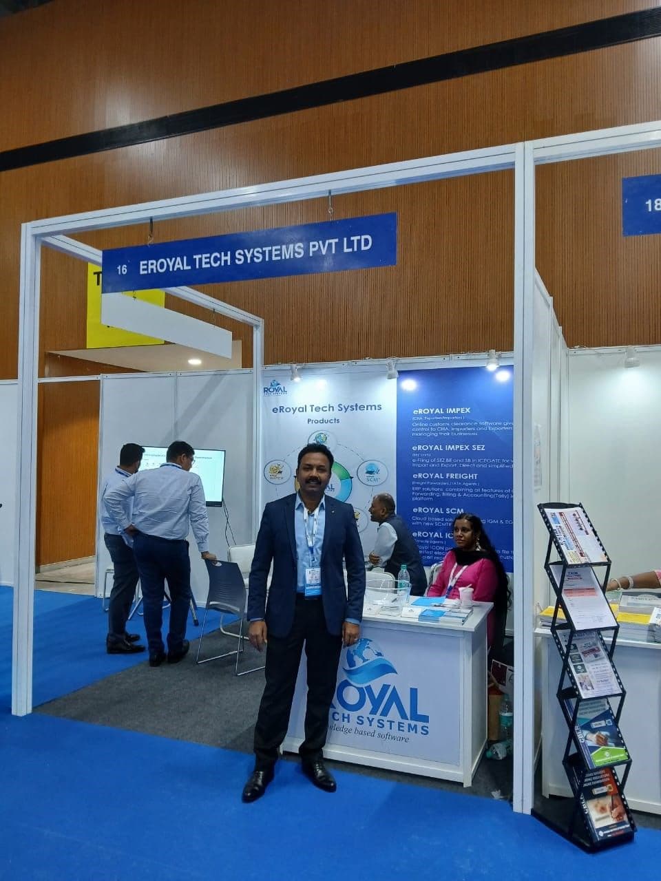 eRoyal Tech Systems at SeAiRO EXPO 2024 held in Chennai